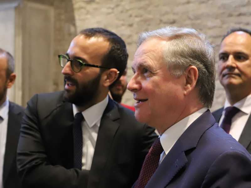 Ignazio Visco al TechFestival di Venezia (foto LaPresse)