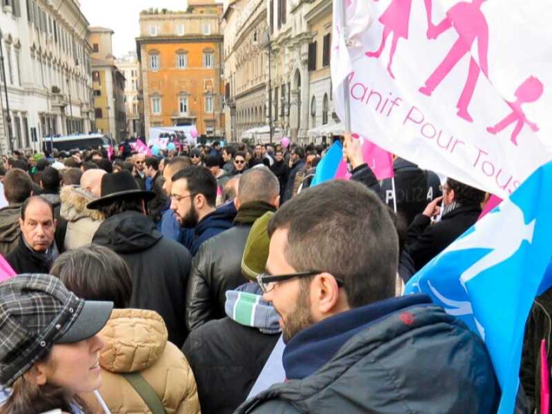 La manif pour tous che non c’è