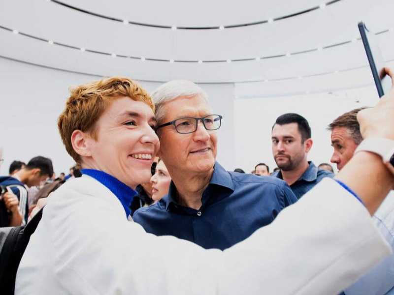 Tim Cook, ceo di Apple (foto LaPresse)