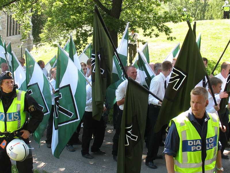 Un gruppo di neonazisti svedesi (Foto: Wikimedia)