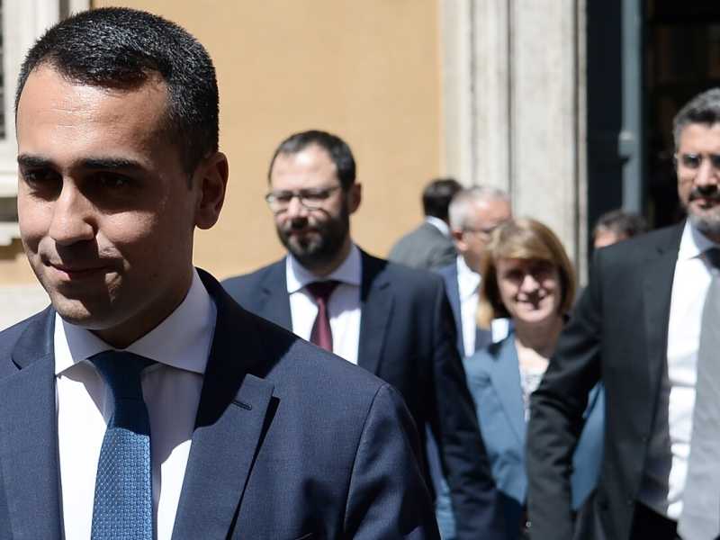 Riforma costituzionale, Luigi di Maio commenta lʼok al taglio dei parlamentari(LaPresse foto)