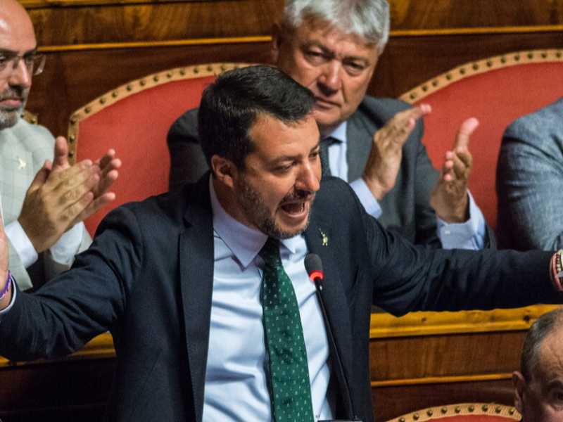 Matteo Salvini (foto LaPresse)