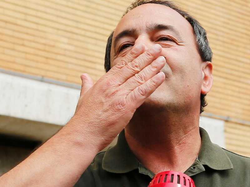 Mimmo Lucano (foto LaPresse)