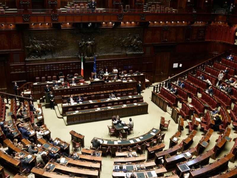 L'aula di Montecitorio (foto LaPresse)