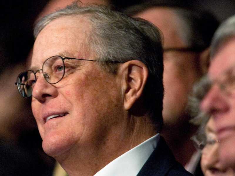David Koch (Foto LaPresse)