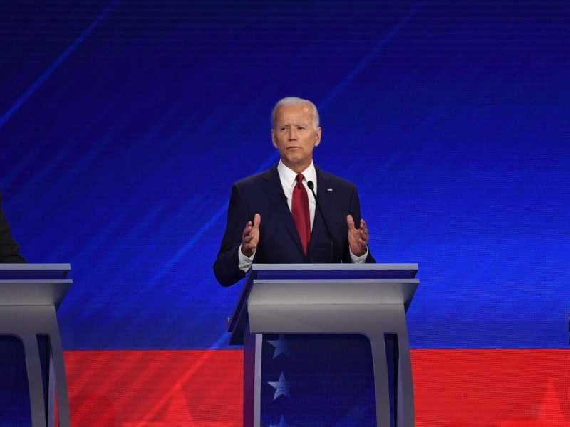 Joe Biden, Bernie Sanders e Elizabeth Warren (foto LaPresse)