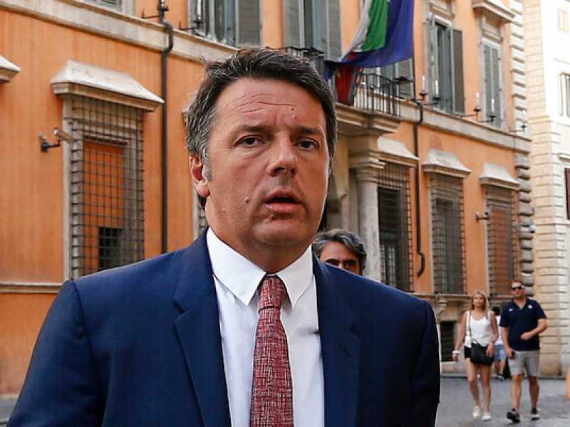 Il senatore Matteo Renzi (foto LaPresse)
