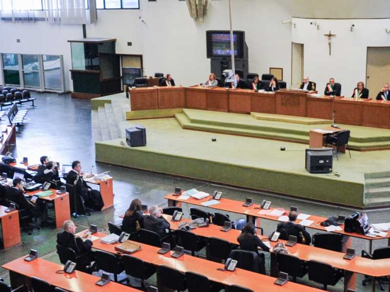 Udienza del processo per la trattativa Stato-mafia a Palermo