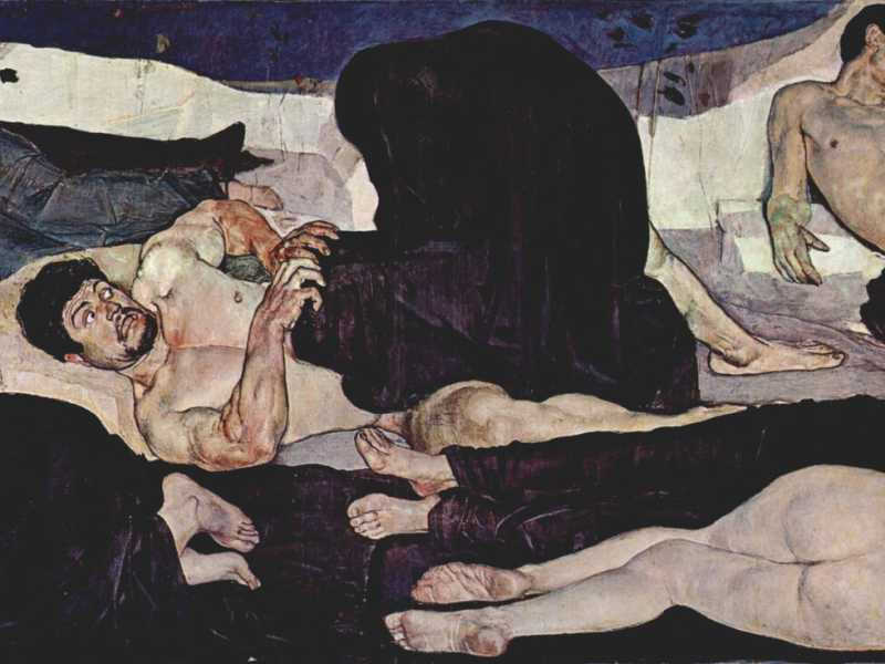 Ferdinand Hodler, La notte, 1890 (foto Wikimedia)