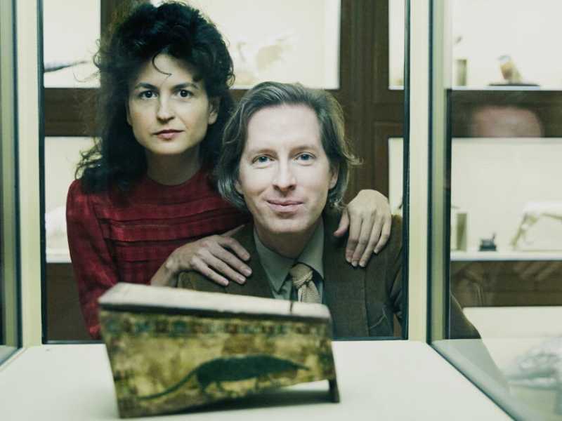Juman Malouf e Wes Anderson col sarcofago di Spitzmaus