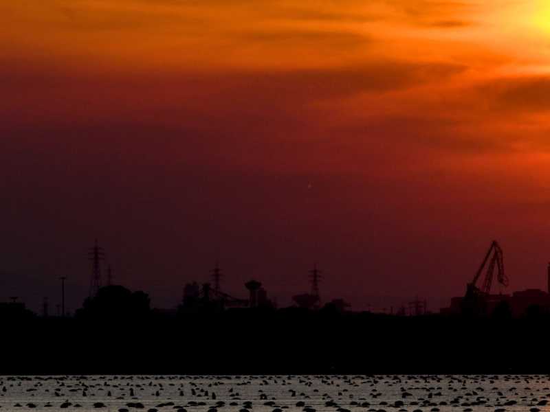 Lo stabilimento dell'Ilva di Taranto (foto LaPresse)