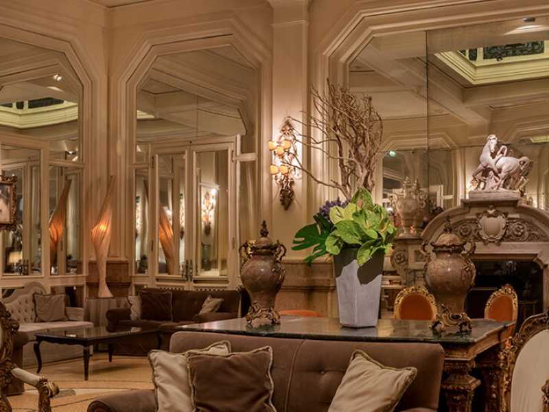 Hall del Grand Hotel et de Milan (foto dal sito grandhoteletdemilan.it)