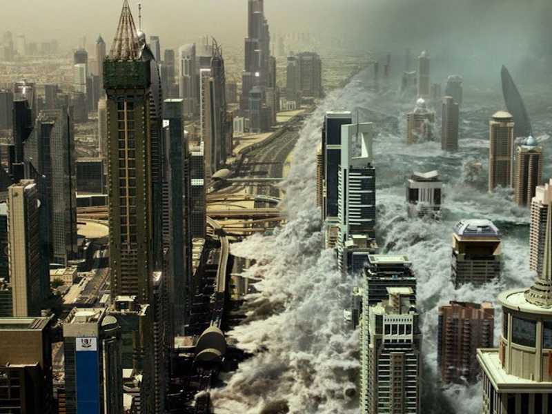 Una scena di Geostorm,  film catastrofico del 2017 co-prodotto, co-scritto e diretto da Dean Devlin