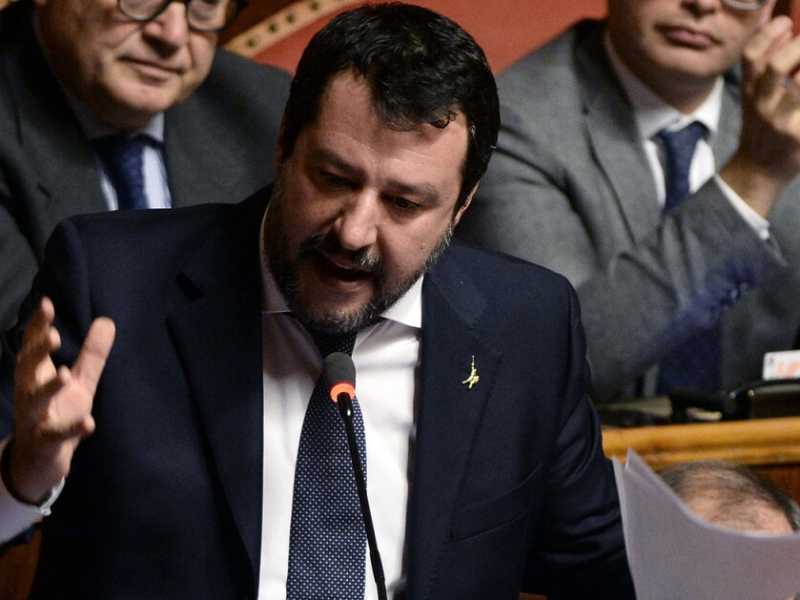 Matteo Salvini (foto LaPresse)