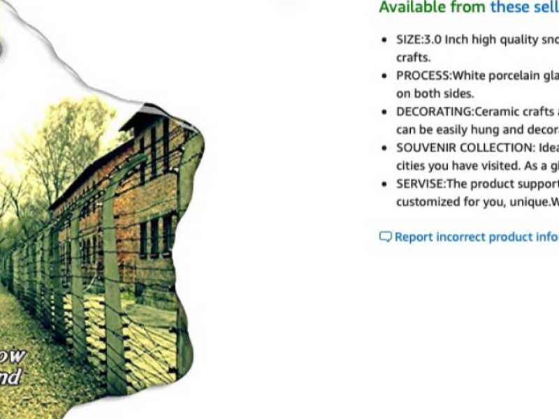 Non solo Amazon, anche Wish vende decorazioni natalizie su Auschwitz