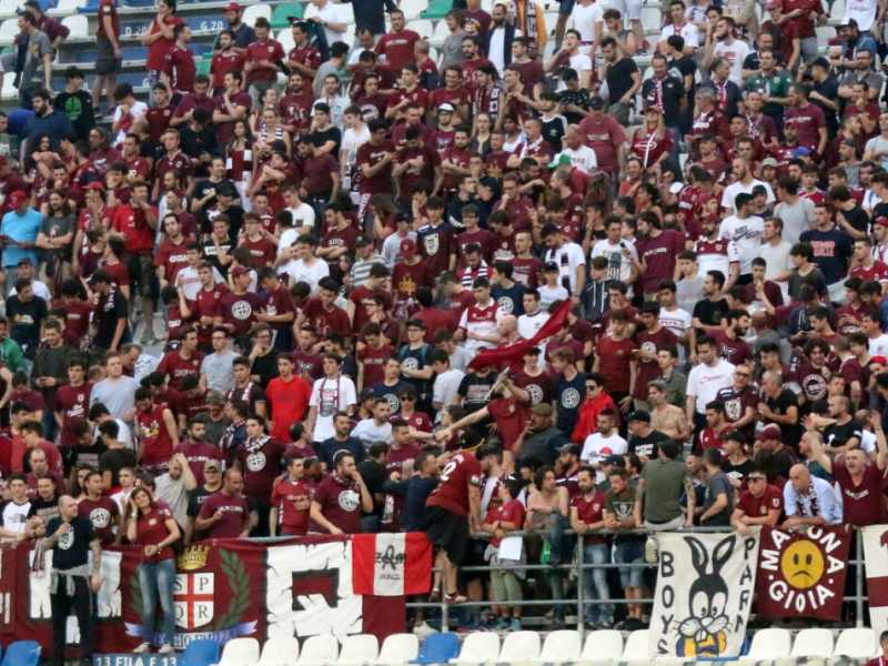 I tifosi della Reggiana (foto LaPresse)