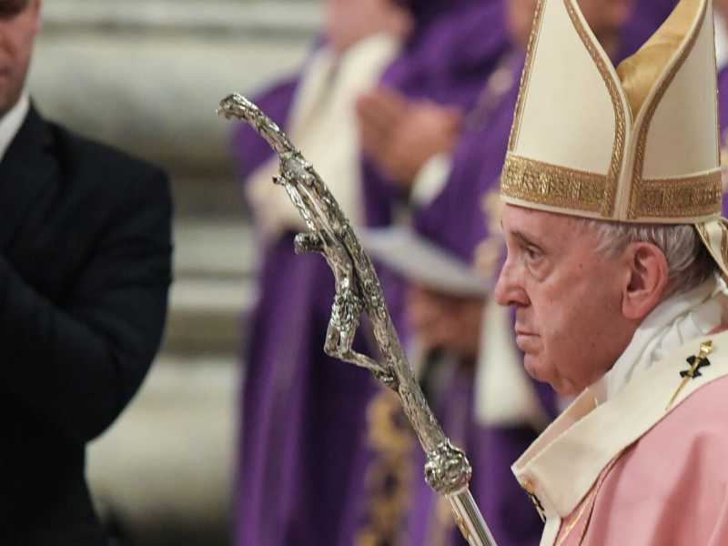 Papa Francesco (foto LaPresse)
