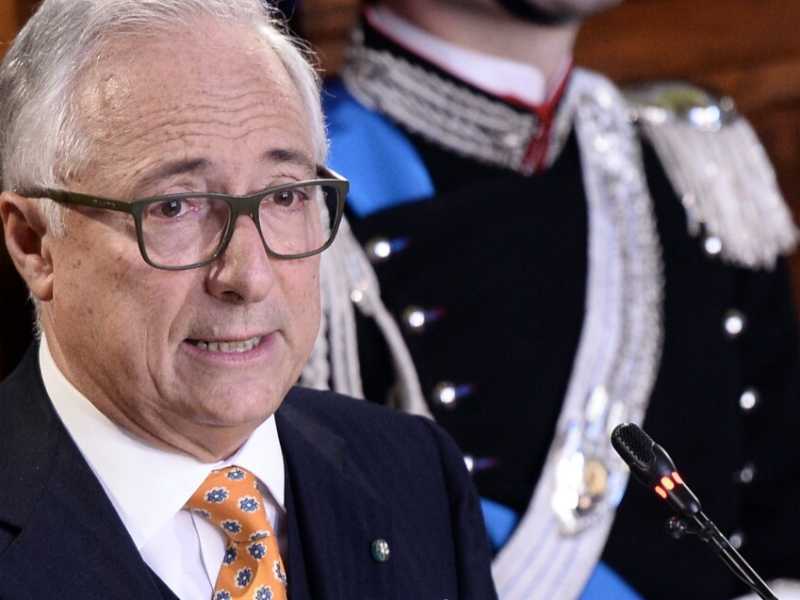 Il presidente del Consiglio di Stato, Filippo Patroni Griffi (foto LaPresse)
