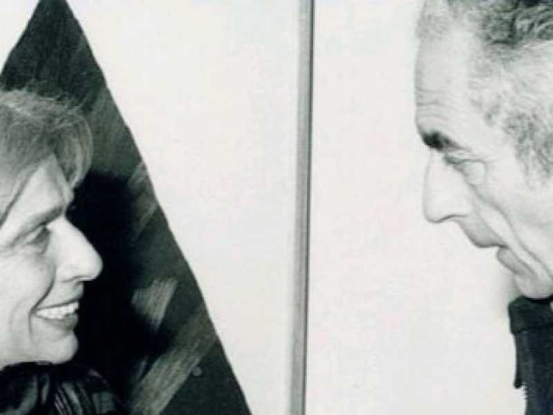 Beverly Pepper con Michelangelo Antonioni