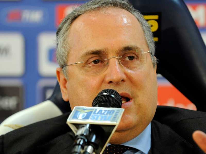Claudio Lotito (foto LaPresse)