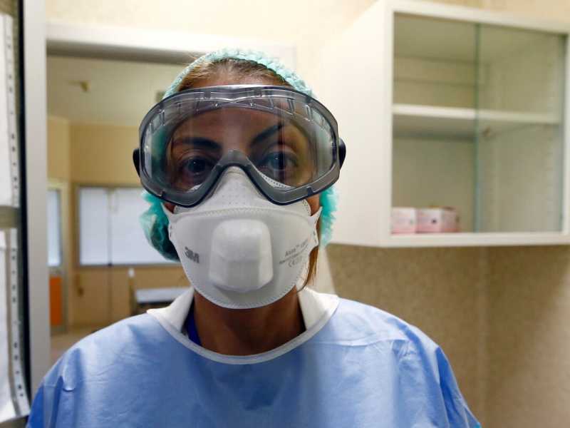 Coronavirus, il reparto dell&rsquo;ospedale Lazzaro Spallanzani (foto archivio LaPresse)
