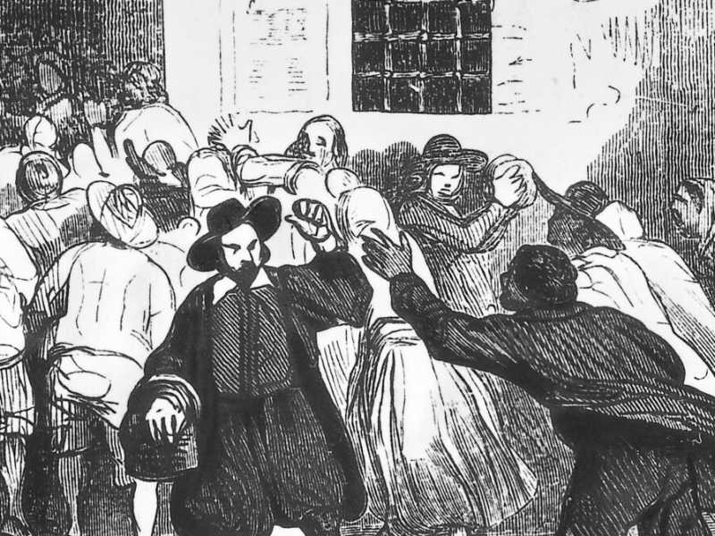 Illustrazione dell'assalto ai forni raccontato nei Promessi Sposi