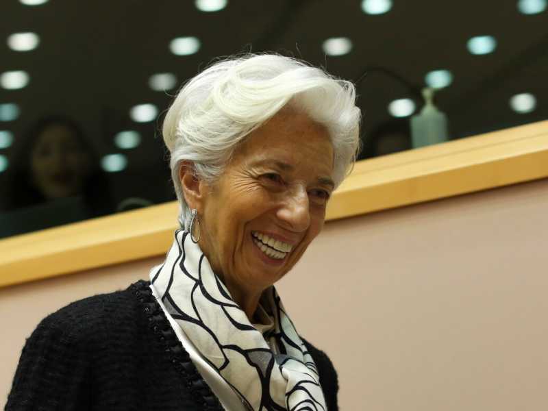 Christine Lagarde (foto LaPresse)