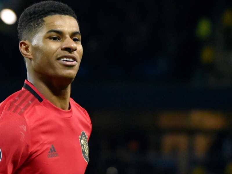 Marcus Rashford, attaccante del Manchester United (foto LaPresse)