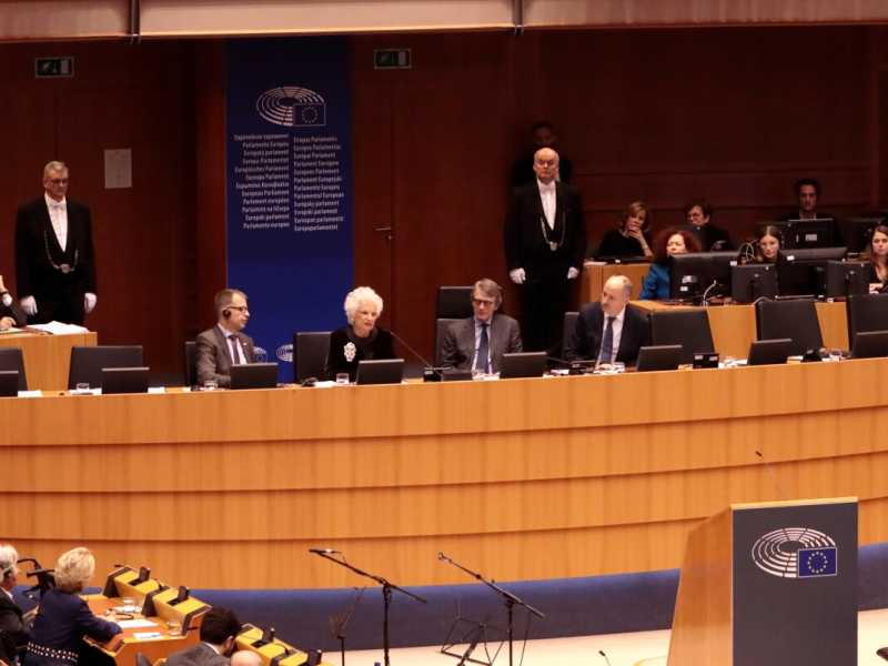 Una seduta plenaria del Parlamento Ue (foto LaPresse)