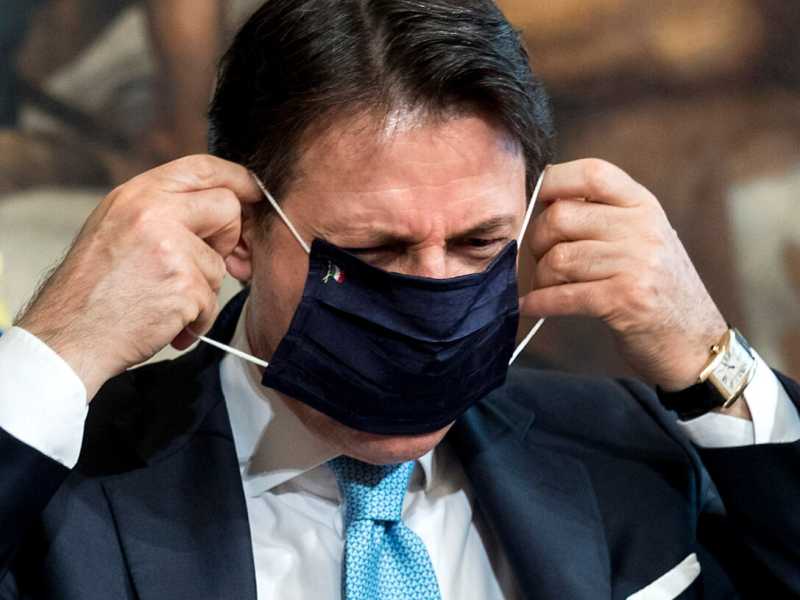 Il premier Giuseppe Conte (foto LaPresse)