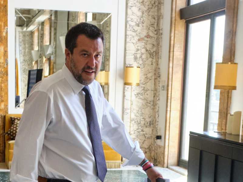 Matteo Salvini (foto LaPresse)