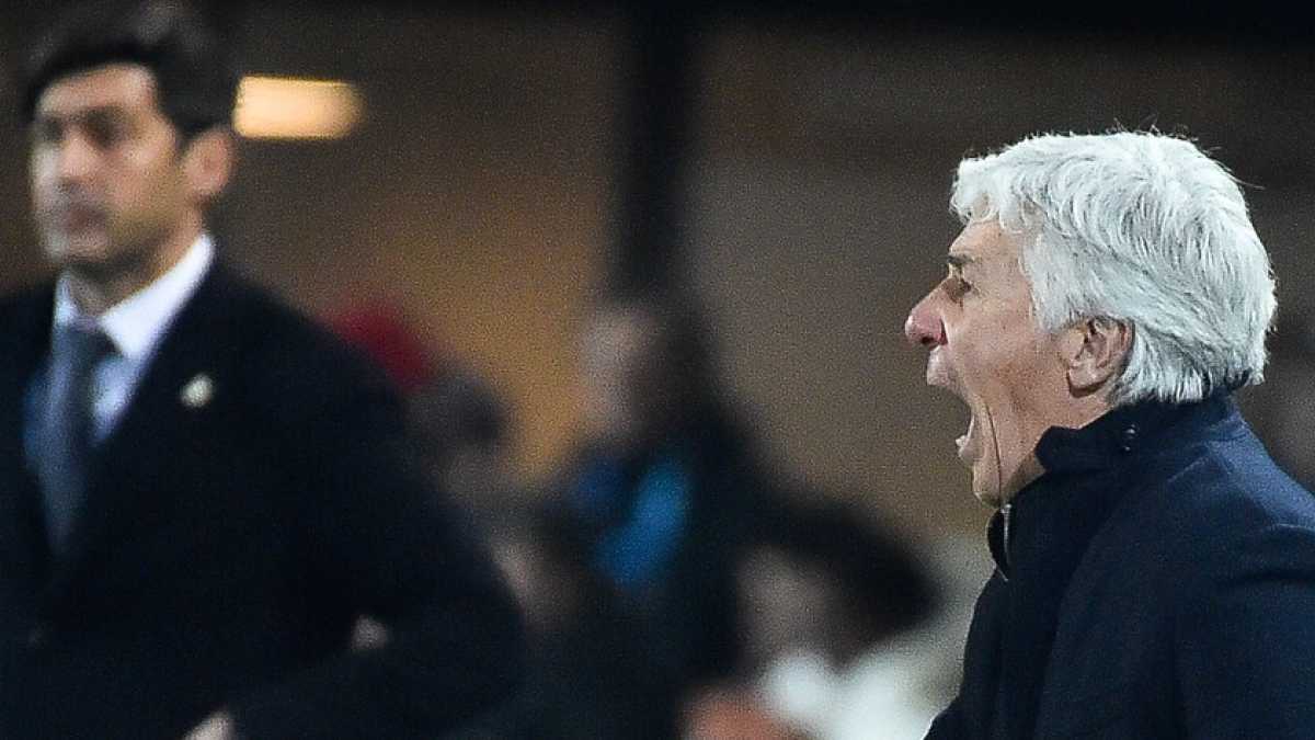 Immagine di Atalanta e Roma, acqua e neve