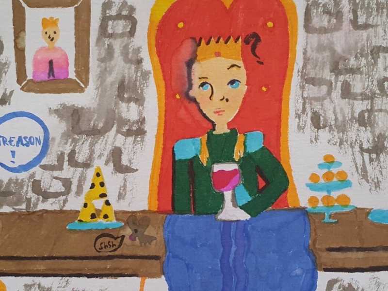 Uno dei disegni dei giovani lettori di J.K Rowling pubblicati sul profilo Twitter della scrittrice 