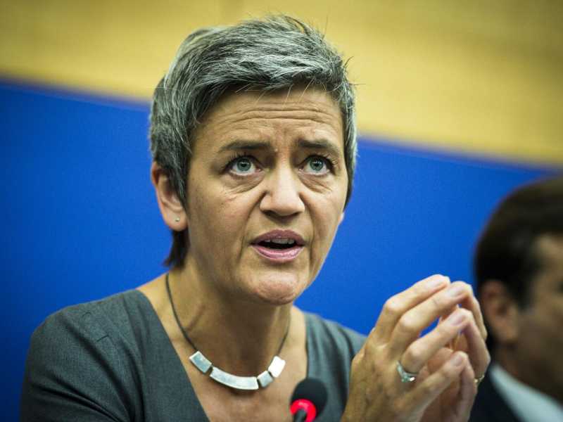 Il commissario europeo alla Concorrenza Margrethe Vestager (LaPresse)