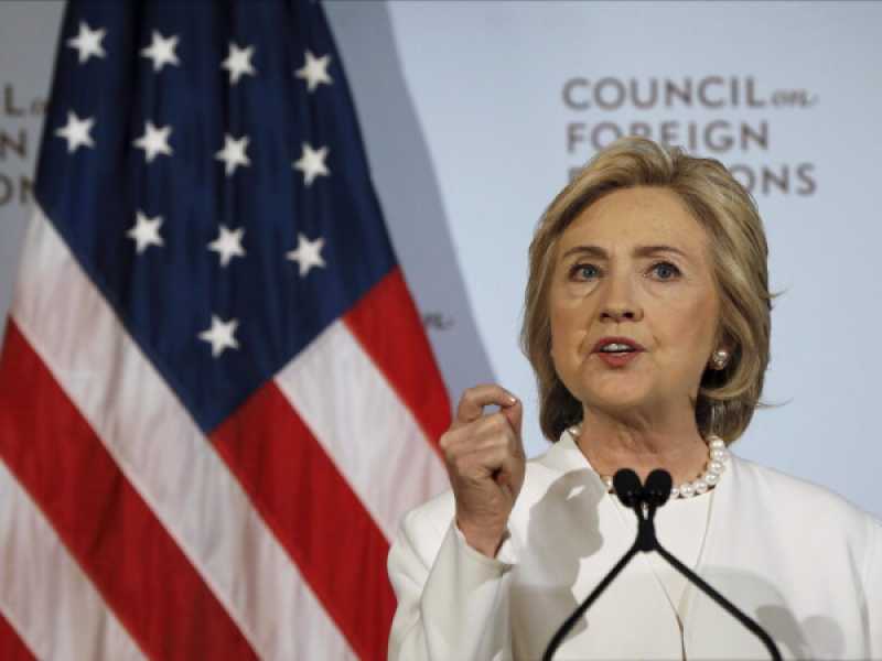 Hillary Clinton al Council on Foreign Relation gioved&igrave; (foto LaPresse)