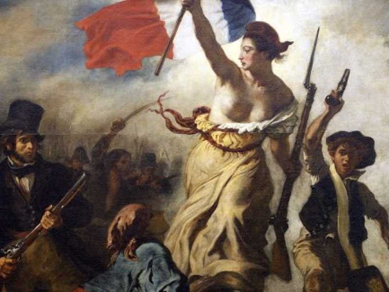 Eug&egrave;ne Delacroix - La libert&eacute; guidant le peuple