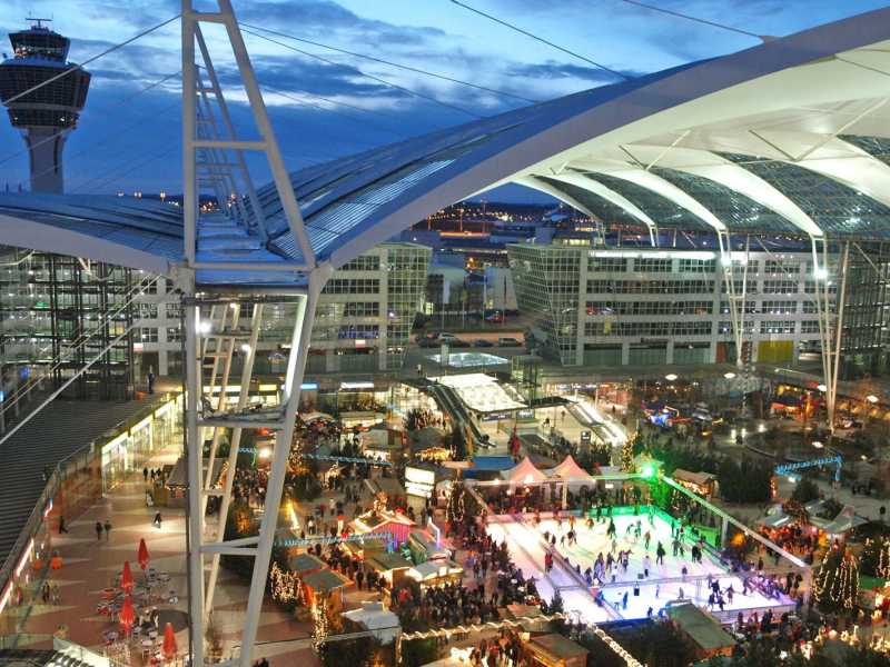 Aeroporti che funzionano: il &ldquo;Franz Joseph Strauss&rdquo; di Monaco di Baviera, d&rsquo;inverno anche con una pista di ghiaccio. In Europa &egrave; il settimo per numero di passeggeri, ma il primo (e terzo nel mondo) ne