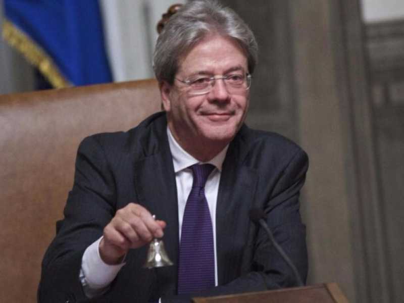 Il presidente del Consiglio Paolo Gentiloni (foto LaPresse)