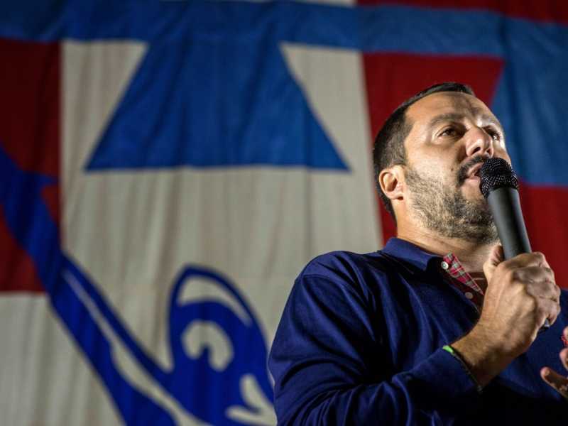 Matteo Salvini (foto LaPresse)
