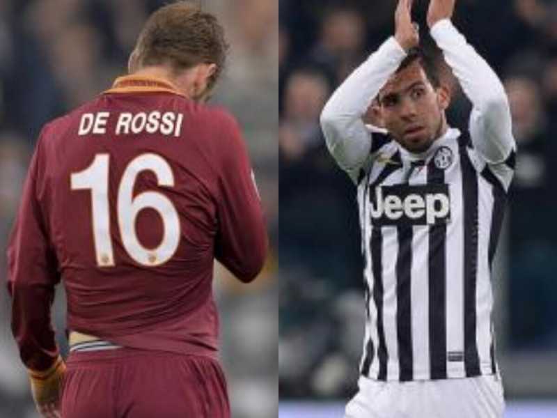 Juve-Roma, il sacrificio di Tevez e la fragilità di De Rossi