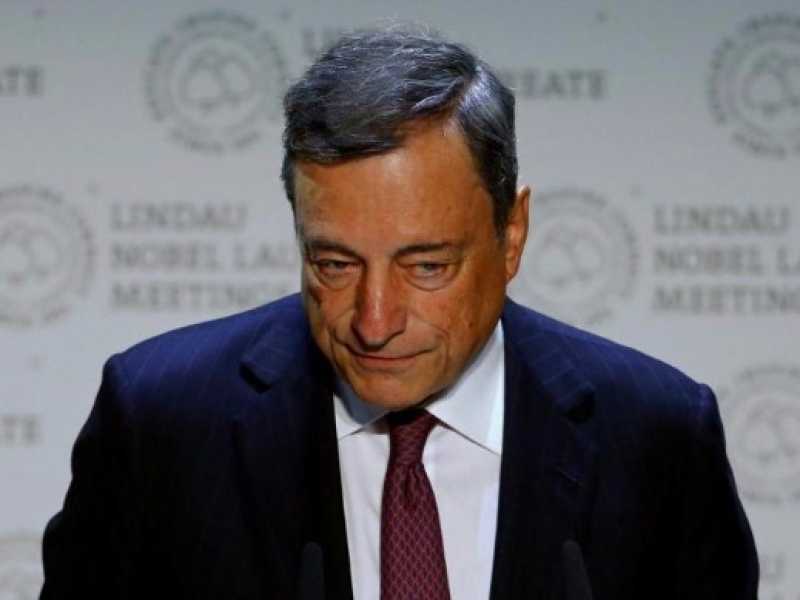 Mario Draghi (foto LaPresse)