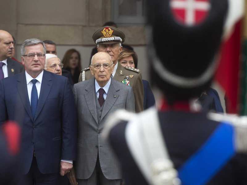 Giorgio Napolitano (foto LaPresse)