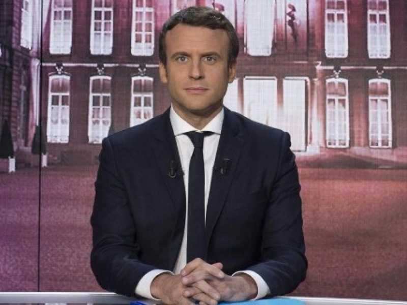 Emmanuel Macron (foto LaPresse)