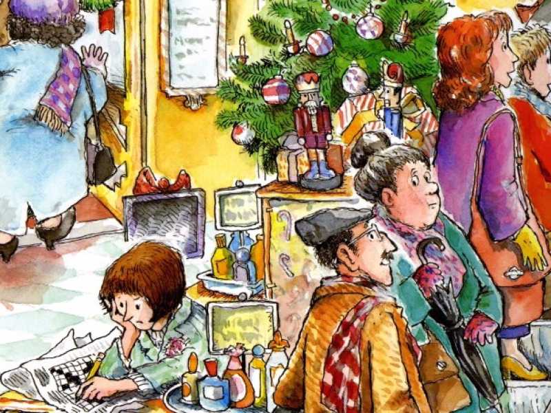 Illustrazione di R.W. Alley per &ldquo;Il Natale di Paddington&rdquo; (Mondadori Ragazzi)
