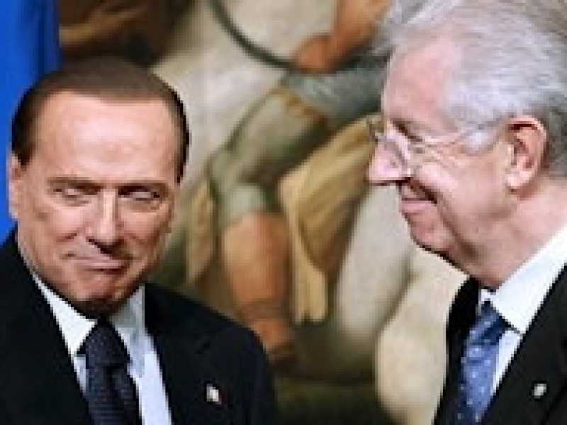 BERLUSCONI E MONTI