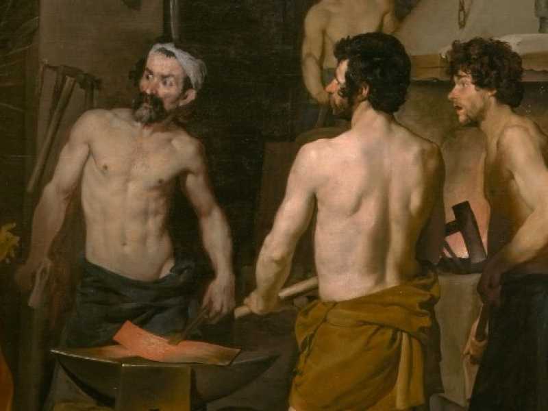 La fucina di Vulcano di Velazquez
