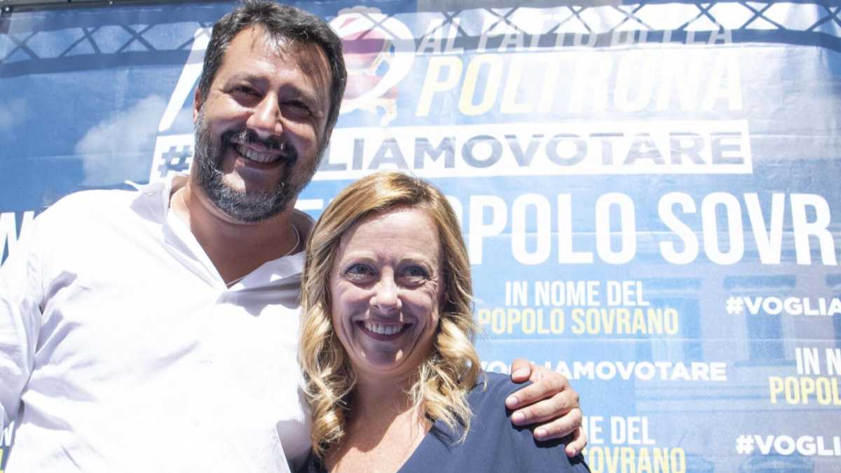 Immagine di Salvini teme il sorpasso della Meloni alle regionali. Un terremoto