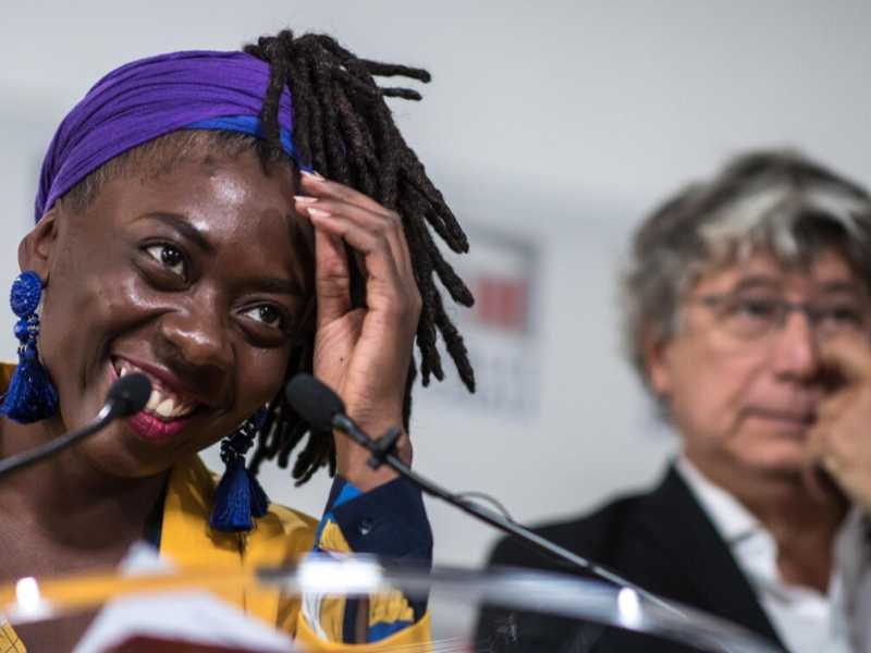 La deputata Dani&egrave;le Obono, esponente della France insoumise