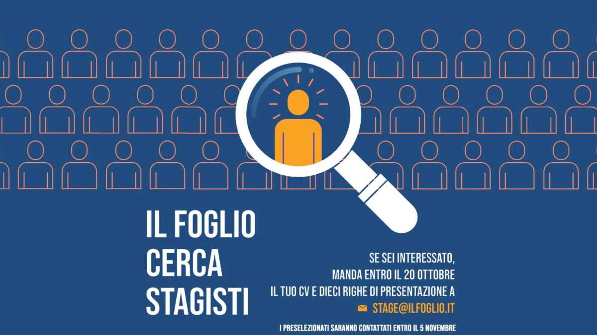 Immagine di Il Foglio cerca stagisti