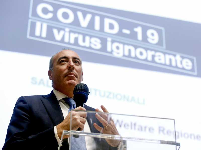 Giulio Gallera (foto Ansa)